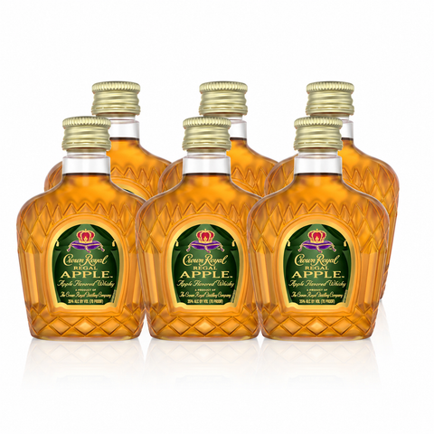 Crown Royal Canadian Apple Whiskey Mini 50ml - 6-Pack