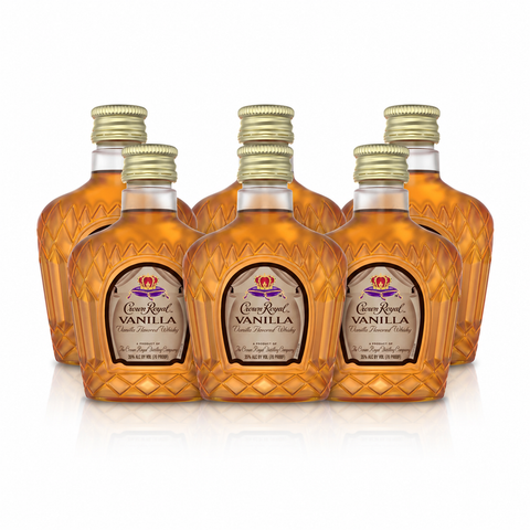 Crown Royal Canadian Whiskey Vanilla Mini 50ml - 6-Pack