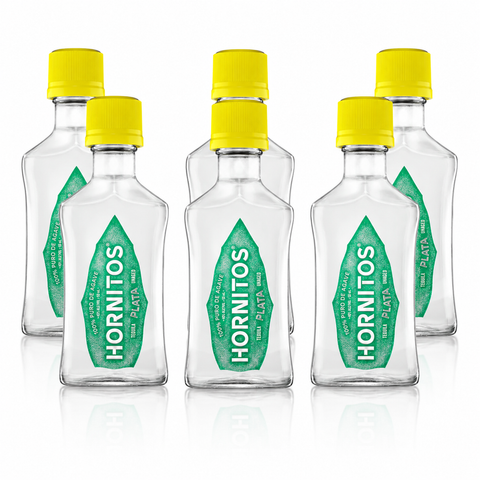 Hornitos Plata Tequila Mini 50ml - 6-Pack