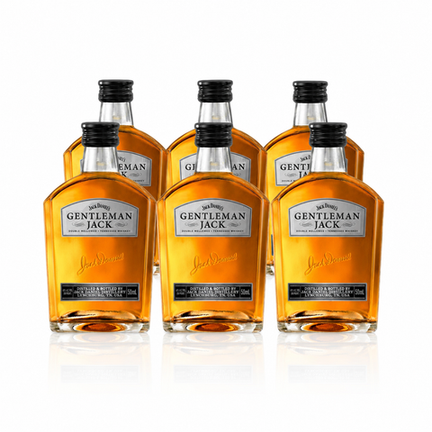 Jack Daniel's Gentleman Jack Whiskey Mini 50ml - 6-Pack