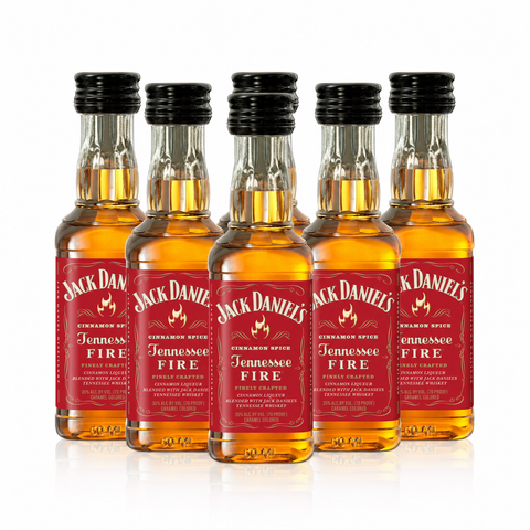 Jack Daniel's Tennessee Fire Whiskey Mini 50ml - 6-Pack