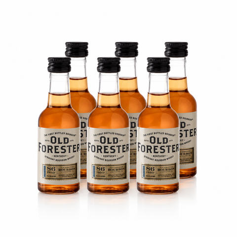 Old Forester Kentucky Bourbon Whiskey Mini 50ml - 6-Pack
