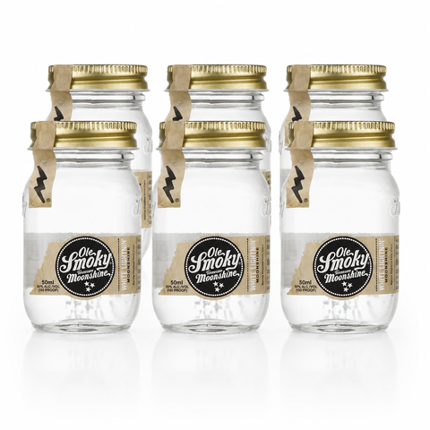 Ole Smoky Moonshine White Lightnin Mini 50ml - 6-Pack