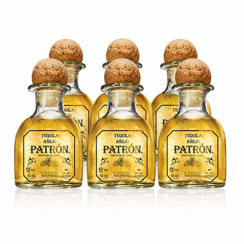 Patron Anejo Mini 50ml - 6-Pack