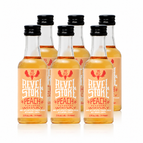 Revel Stoke - Peach Whiskey Mini 50ml - 6-Pack