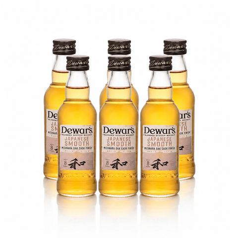 Dewars Japanese Smooth Scotch Whiskey Mini 50ml - 6-Pack