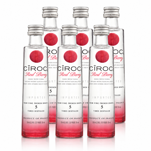 Ciroc Red Berry Vodka Mini 50ml - 6-Pack