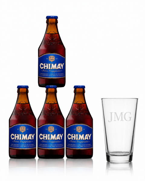 Send a 4-Pack: Chimay Blue Belgian Dark Ale Gift Box
