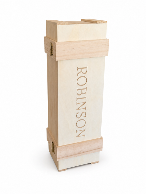 Engraved Red Wine Gift Box