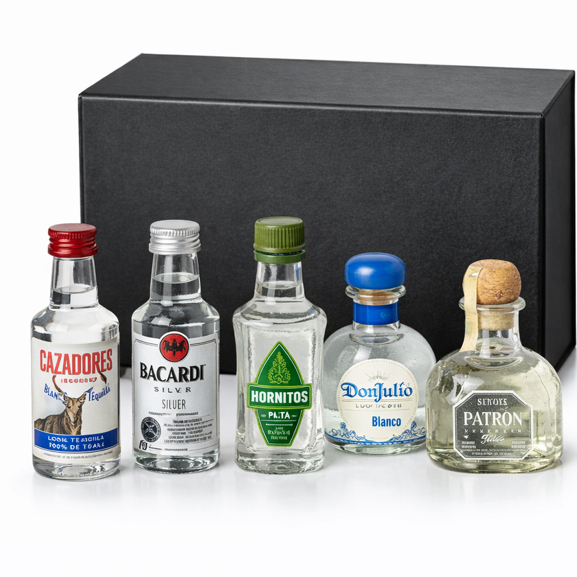Blanco Tequila Sampler Gift Set | Tequila Tasting Gift Box | Booze Finders