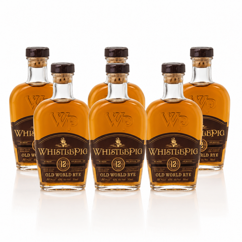 The Piglets Whistlepig Straight Rye Whiskey Tasters - Set of Three Mini 50ml - 6-Pack