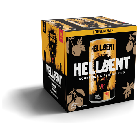 Hellbent Corpse Reviver 4-pack carton