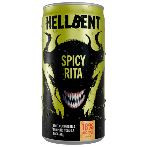 Hellbent Spicy Rita single 200 mL can