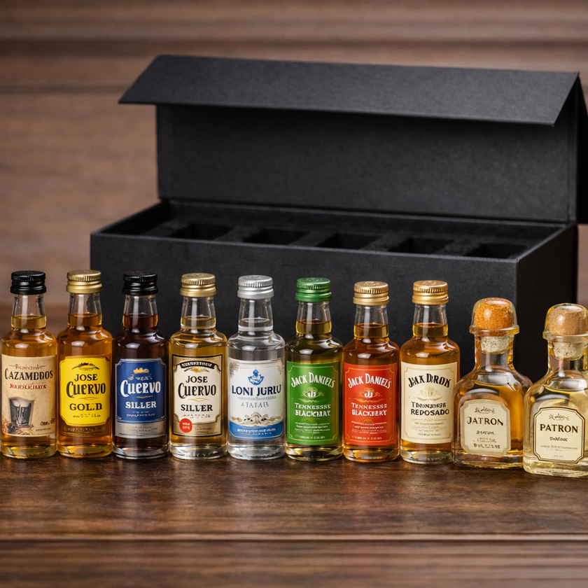 Tequila Sampler Mega | Premium Tequila Sampler Gift Box | BoozeFinders ...